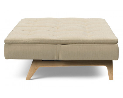 Innovation Living Dublexo Eik Sofa Bed Oak - 571 Vivus Dusty Sand