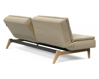 Innovation Living Dublexo Eik Sofa Bed Oak - 571 Vivus Dusty Sand