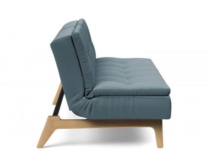 Innovation Living Dublexo Eik Sofa Bed Oak - 573 Vivus Dusty Blue