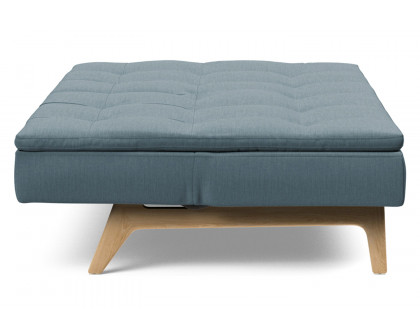 Innovation Living Dublexo Eik Sofa Bed Oak - 573 Vivus Dusty Blue