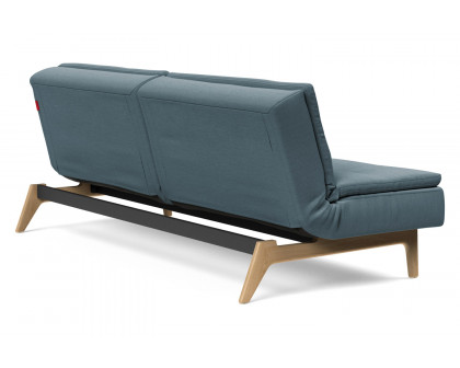 Innovation Living Dublexo Eik Sofa Bed Oak - 573 Vivus Dusty Blue