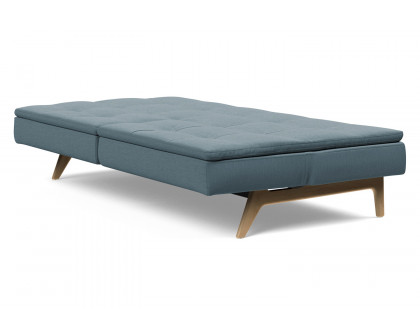 Innovation Living Dublexo Eik Sofa Bed Oak - 573 Vivus Dusty Blue