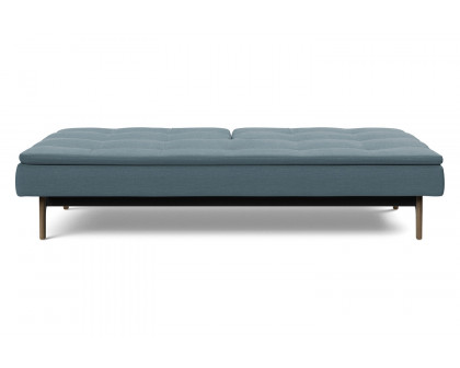 Innovation Living Dublexo Eik Sofa Bed Smoked Oak - 573 Vivus Dusty Blue