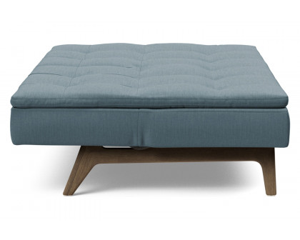 Innovation Living Dublexo Eik Sofa Bed Smoked Oak - 573 Vivus Dusty Blue