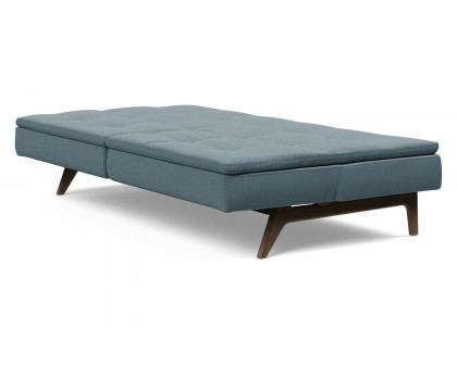 Innovation Living Dublexo Eik Sofa Bed Smoked Oak - 573 Vivus Dusty Blue