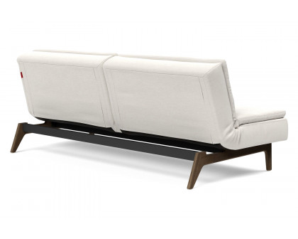 Innovation Living Dublexo Eik Sofa Bed Smoked Oak - 574 Vivus Dusty Off White