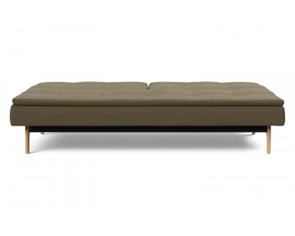 Innovation Living Dublexo Eik Sofa Bed Oak - 575 Vivus Dusty Olive