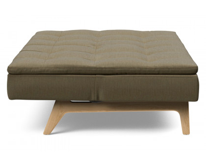 Innovation Living Dublexo Eik Sofa Bed Oak - 575 Vivus Dusty Olive