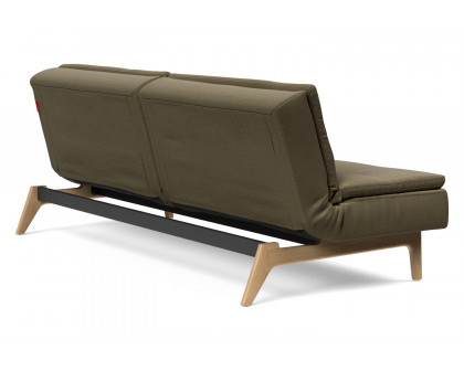 Innovation Living Dublexo Eik Sofa Bed Oak - 575 Vivus Dusty Olive