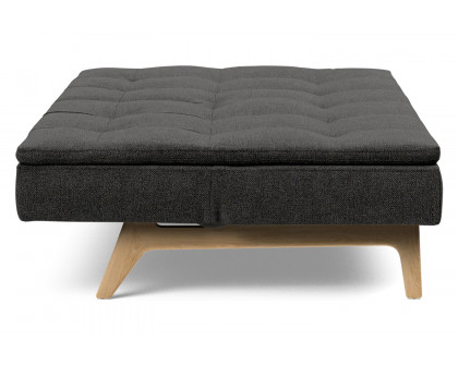 Innovation Living Dublexo Eik Sofa Bed Oak - 577 Kenya Dark Gray