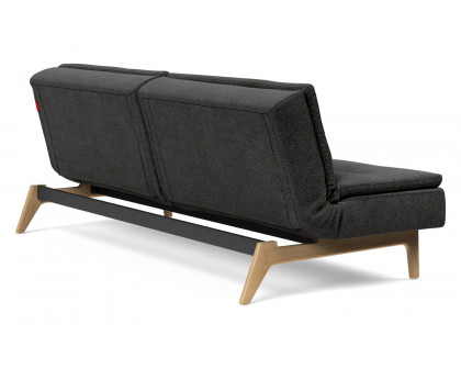 Innovation Living Dublexo Eik Sofa Bed Oak - 577 Kenya Dark Gray