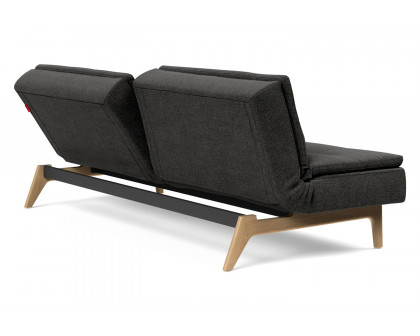 Innovation Living Dublexo Eik Sofa Bed Oak - 577 Kenya Dark Gray