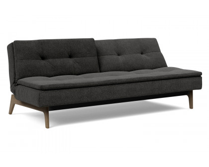 Innovation Living Dublexo Eik Sofa Bed Smoked Oak - 577 Kenya Dark Gray