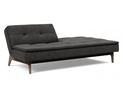 Innovation Living Dublexo Eik Sofa Bed Smoked Oak - 577 Kenya Dark Gray