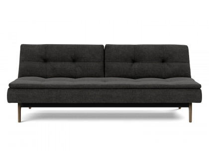 Innovation Living Dublexo Eik Sofa Bed Smoked Oak - 577 Kenya Dark Gray