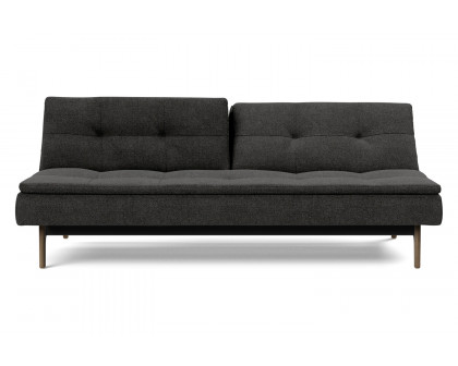 Innovation Living Dublexo Eik Sofa Bed Smoked Oak - 577 Kenya Dark Gray