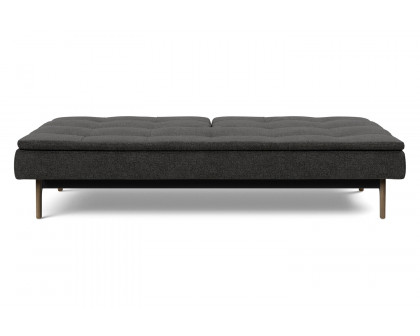 Innovation Living Dublexo Eik Sofa Bed Smoked Oak - 577 Kenya Dark Gray