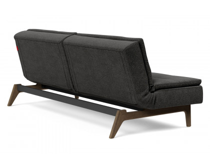 Innovation Living Dublexo Eik Sofa Bed Smoked Oak - 577 Kenya Dark Gray