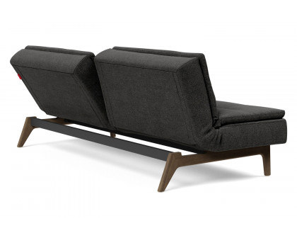 Innovation Living Dublexo Eik Sofa Bed Smoked Oak - 577 Kenya Dark Gray