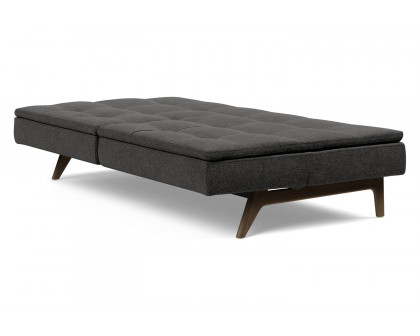 Innovation Living Dublexo Eik Sofa Bed Smoked Oak - 577 Kenya Dark Gray