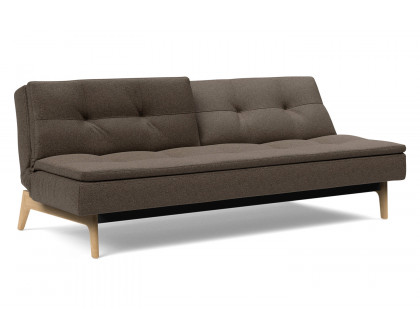 Innovation Living Dublexo Eik Sofa Bed Oak - 578 Kenya Taupe