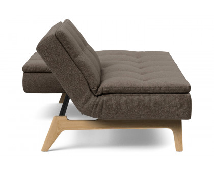 Innovation Living Dublexo Eik Sofa Bed Oak - 578 Kenya Taupe