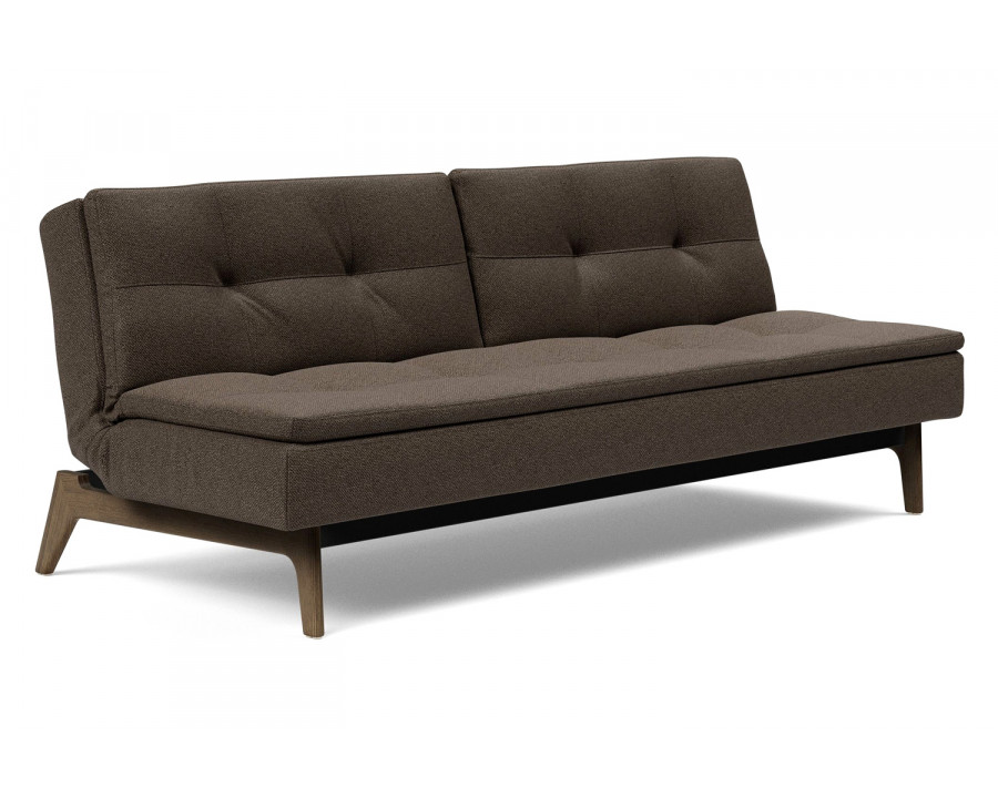 Innovation Living Dublexo Eik Sofa Bed Smoked Oak - 578 Kenya Taupe