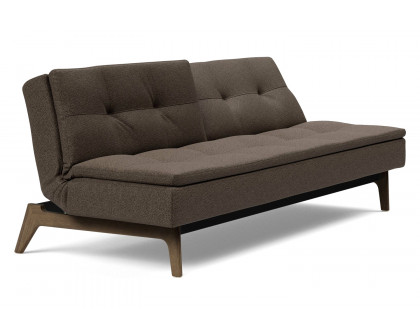 Innovation Living Dublexo Eik Sofa Bed Smoked Oak - 578 Kenya Taupe