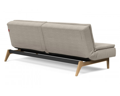 Innovation Living Dublexo Eik Sofa Bed Oak - 579 Kenya Gravel