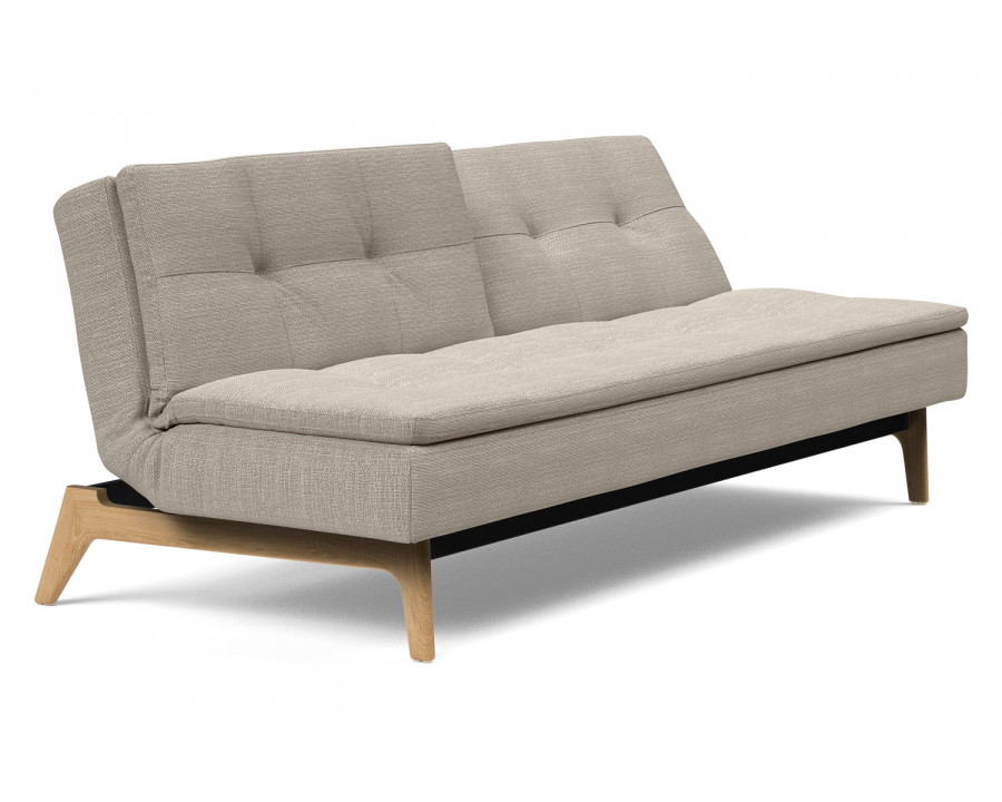 Innovation Living Dublexo Eik Sofa Bed Oak - 579 Kenya Gravel