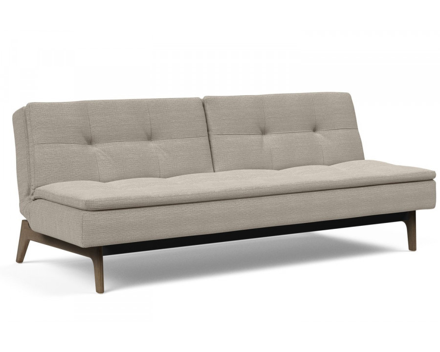 Innovation Living Dublexo Eik Sofa Bed Smoked Oak - 579 Kenya Gravel