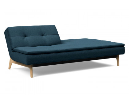 Innovation Living Dublexo Eik Sofa Bed Oak - 580 Argus Navy Blue