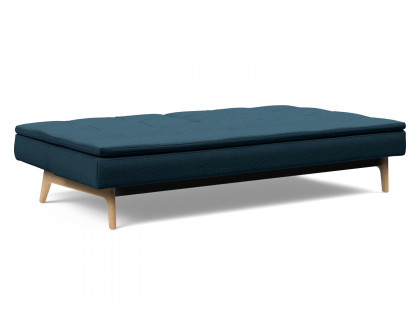 Innovation Living Dublexo Eik Sofa Bed Oak - 580 Argus Navy Blue