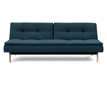 Innovation Living Dublexo Eik Sofa Bed Oak - 580 Argus Navy Blue