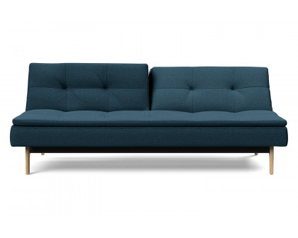 Innovation Living Dublexo Eik Sofa Bed Oak - 580 Argus Navy Blue