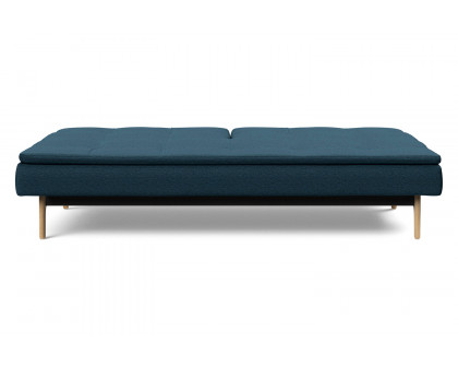 Innovation Living Dublexo Eik Sofa Bed Oak - 580 Argus Navy Blue