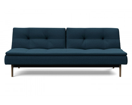 Innovation Living Dublexo Eik Sofa Bed Smoked Oak - 580 Argus Navy Blue