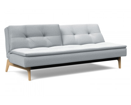 Innovation Living Dublexo Eik Sofa Bed Oak - 583 Argus Gray