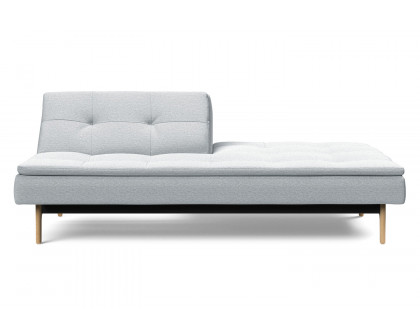 Innovation Living Dublexo Eik Sofa Bed Oak - 583 Argus Gray