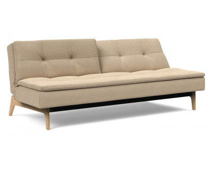 Innovation Living Dublexo Eik Sofa Bed Oak - 587 Phobos Mocha