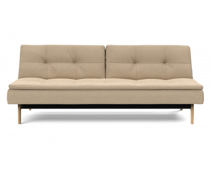 Innovation Living Dublexo Eik Sofa Bed Oak - 587 Phobos Mocha