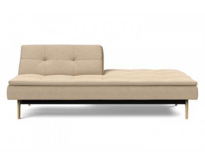 Innovation Living Dublexo Eik Sofa Bed Oak - 587 Phobos Mocha