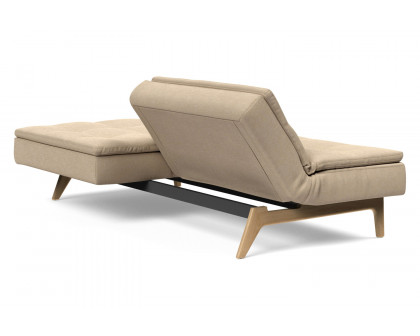 Innovation Living Dublexo Eik Sofa Bed Oak - 587 Phobos Mocha