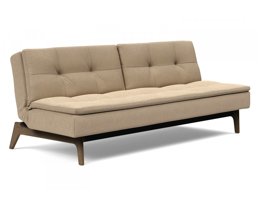 Innovation Living Dublexo Eik Sofa Bed Smoked Oak - 587 Phobos Mocha