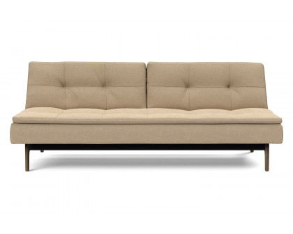 Innovation Living Dublexo Eik Sofa Bed Smoked Oak - 587 Phobos Mocha