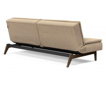 Innovation Living Dublexo Eik Sofa Bed Smoked Oak - 587 Phobos Mocha