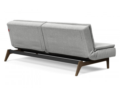 Innovation Living Dublexo Eik Sofa Bed Smoked Oak - 590 Micro Check Gray