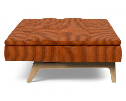 Innovation Living Dublexo Eik Sofa Bed Oak - 595 Corduroy Burnt Orange