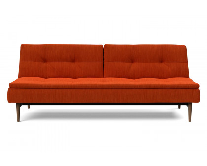 Innovation Living Dublexo Styletto Sofa Bed Dark Wood - 506 Elegance Paprika