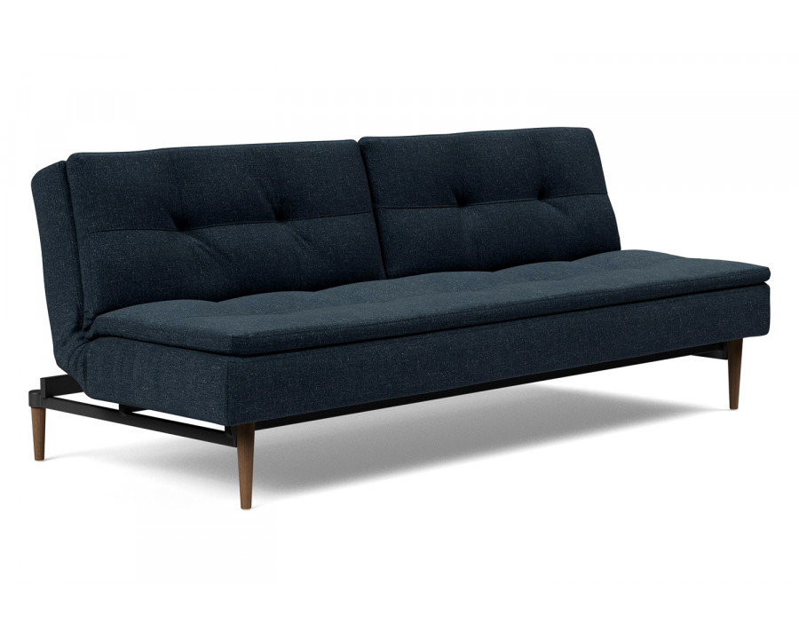 Innovation Living Dublexo Styletto Sofa Bed Dark Wood - 515 Nist Blue